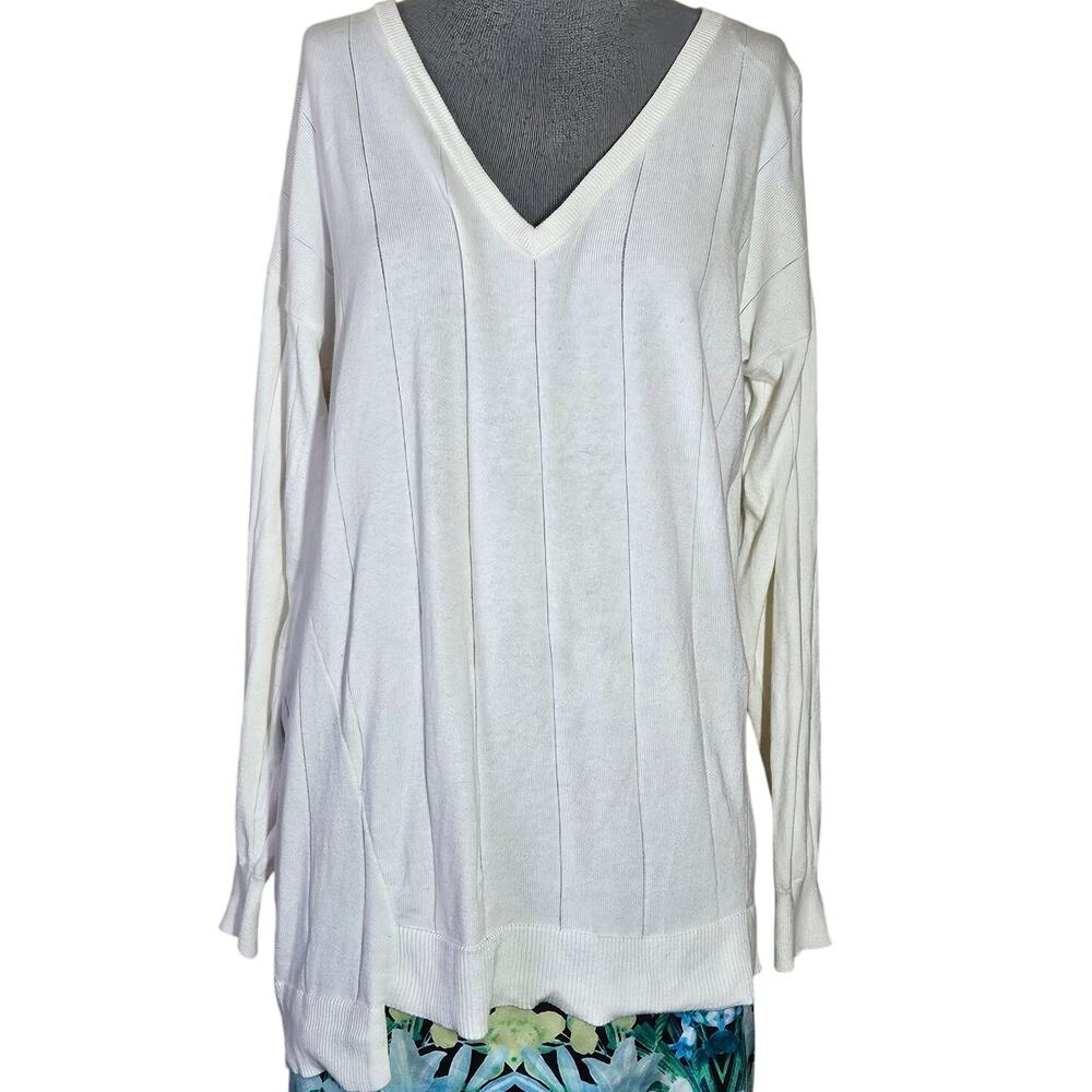 Vince Camuto Cotton Blend Sweater Size Large